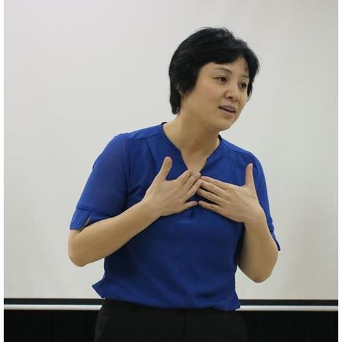 Chị Kiều Hương - Học viên tham dự chương trình "Sức Mạnh Từ Tâm" tại Hà Nội